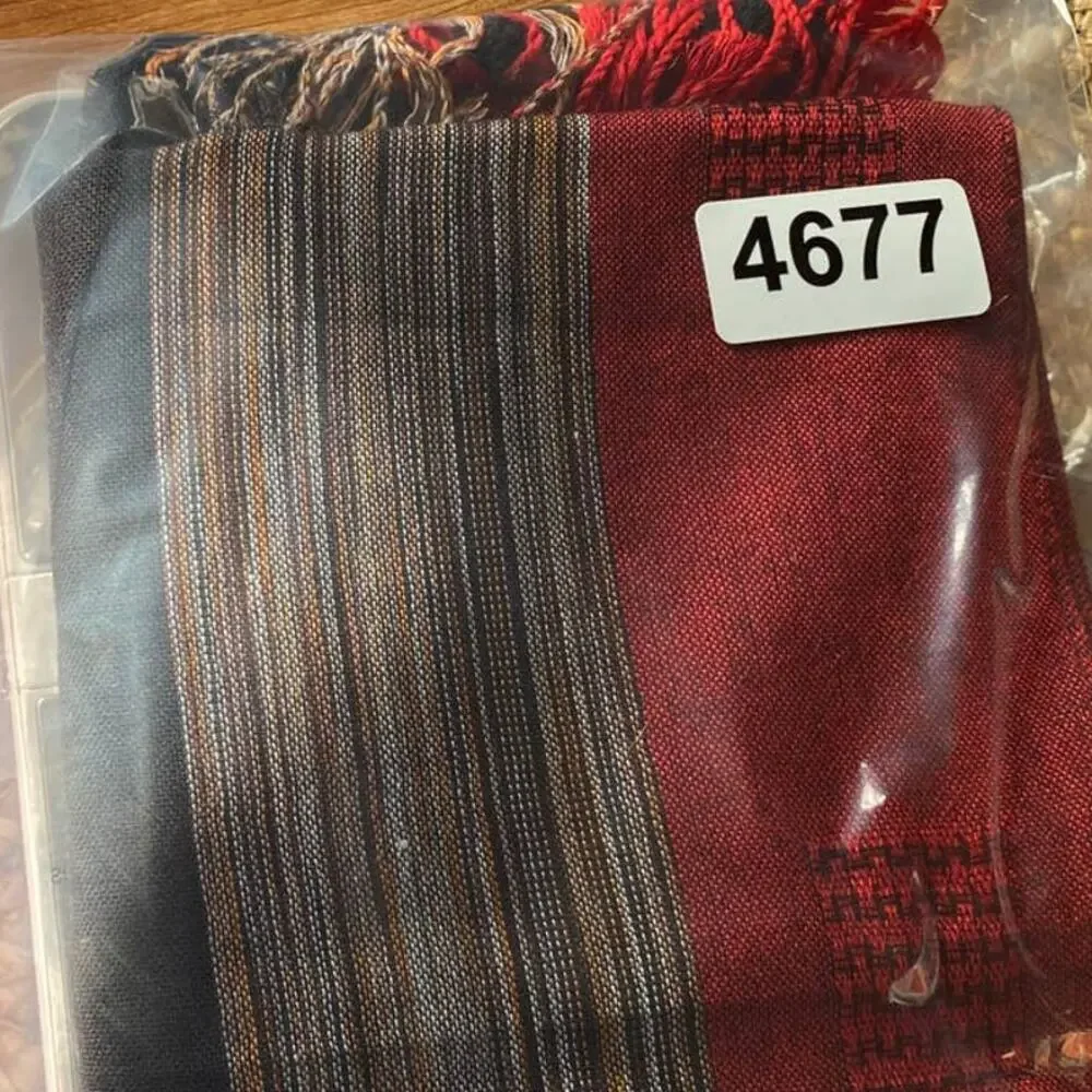 Large Womens Scarf with Fringe 25.5